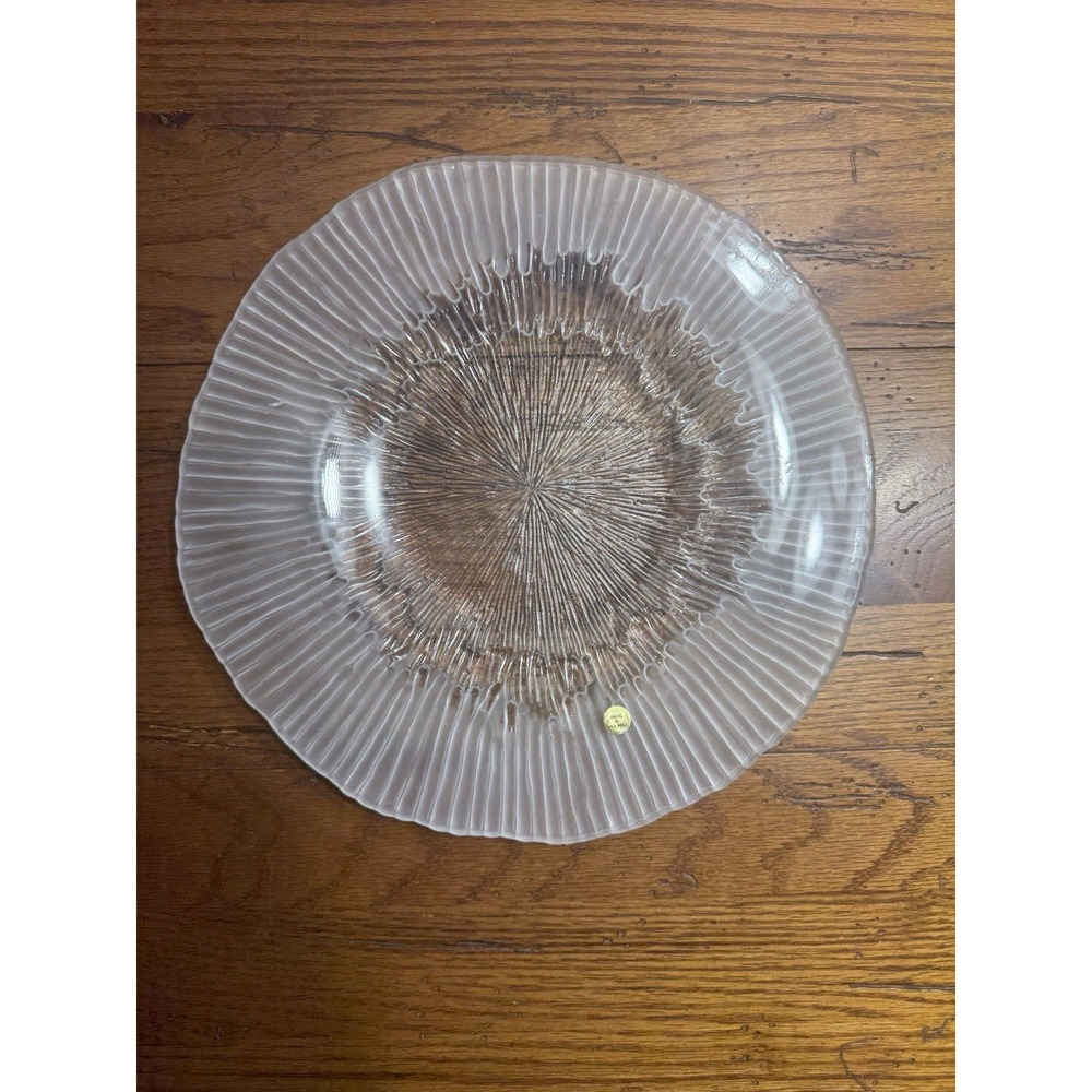 House Of Lloyd Frosted Dinner Plate 12 Inch Vintage Made in Poland VHTF NOS‎
